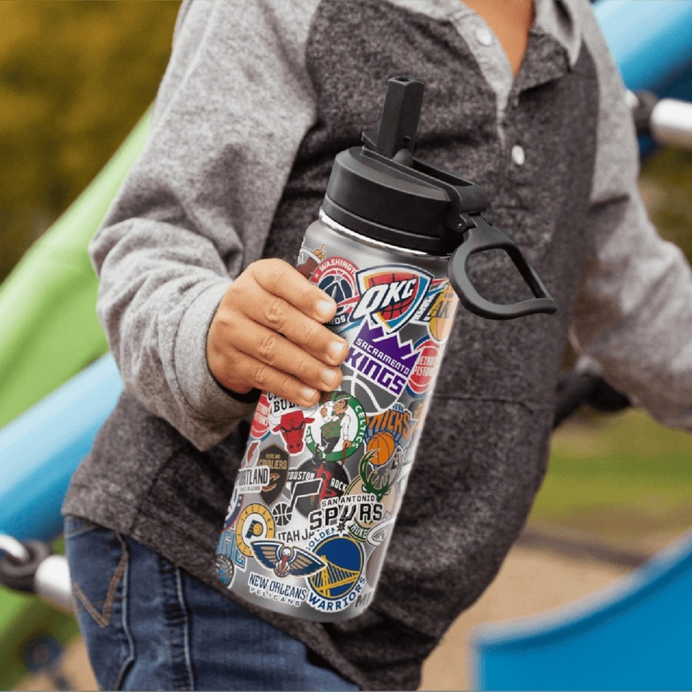 New Hydrapeak all team sticker NBA Hydration Bottle